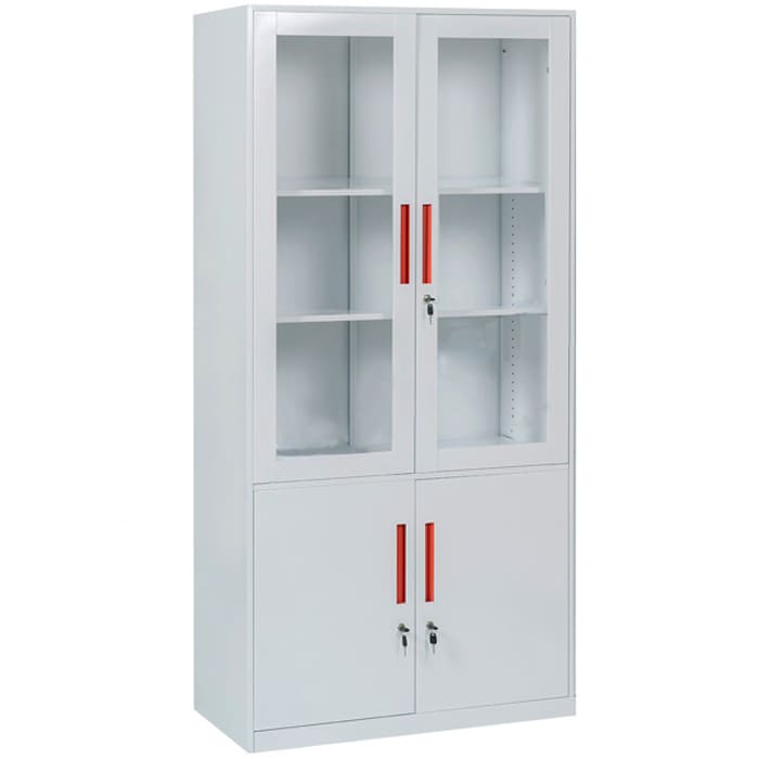 Tủ sắt cánh kính sơn tĩnh điện
