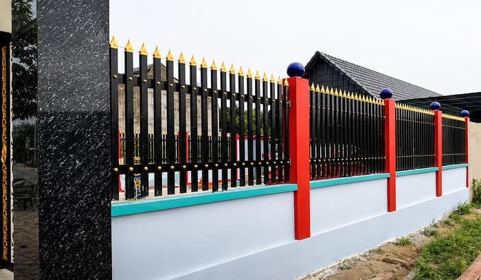 Hàng rào hộp sơn tĩnh điện