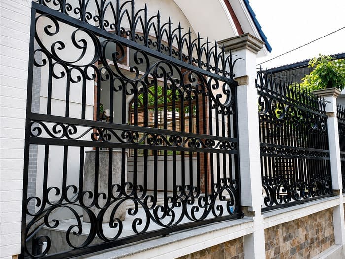 Hàng rào nghệ thuật sơn tĩnh điện