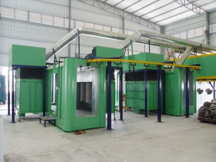Quy tình lắp đặt buồng sấy sơn tĩnh điện