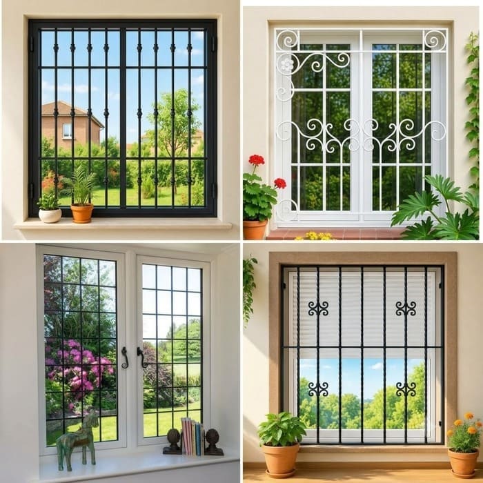 Tìm hiểu về khung cửa sắt sơn tĩnh điện