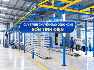 Quy trình chuyển giao công nghệ phun sơn tĩnh điện